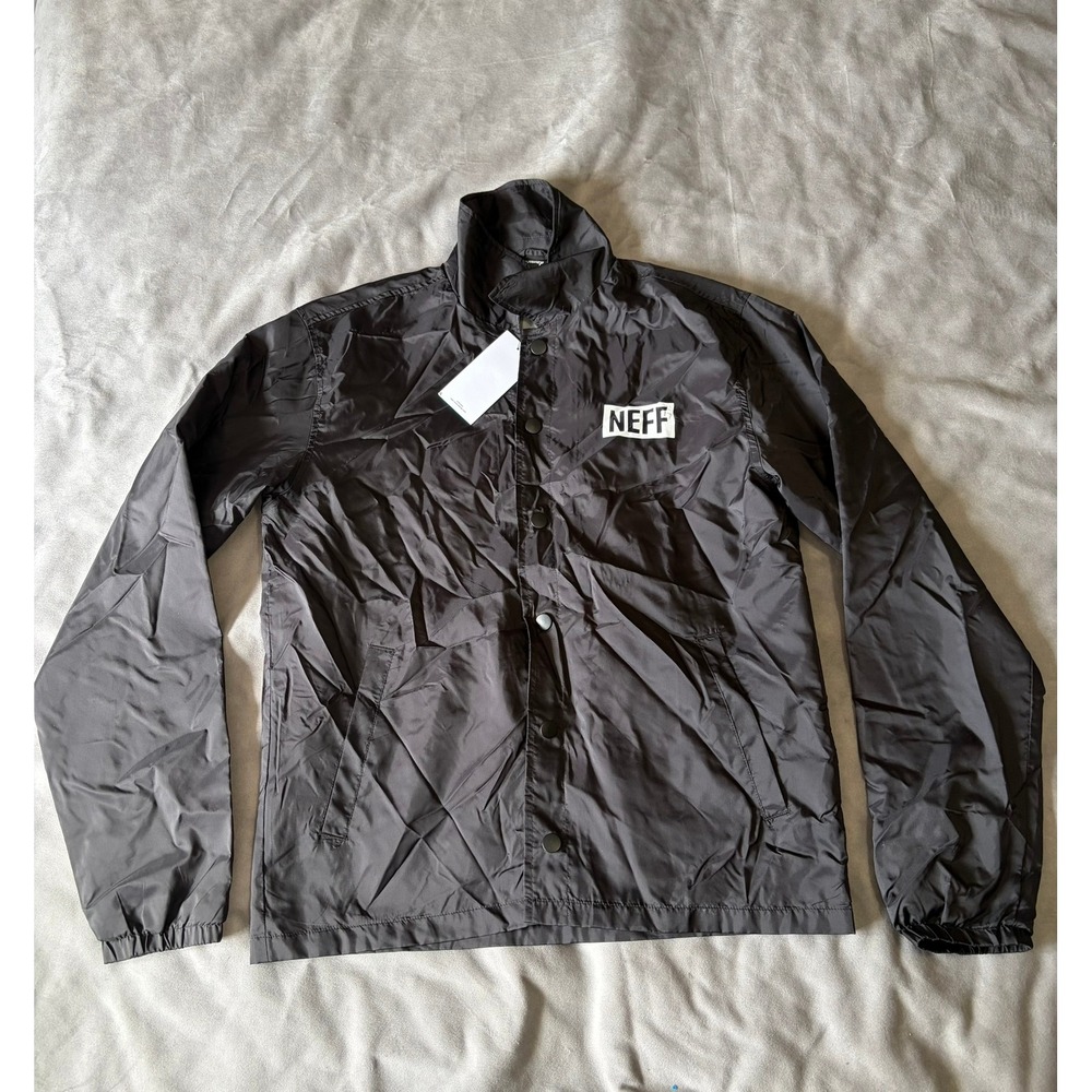 Neff x Disney Mickey Mouse Ice Cream Coaches Jacket Black Mens Medium New